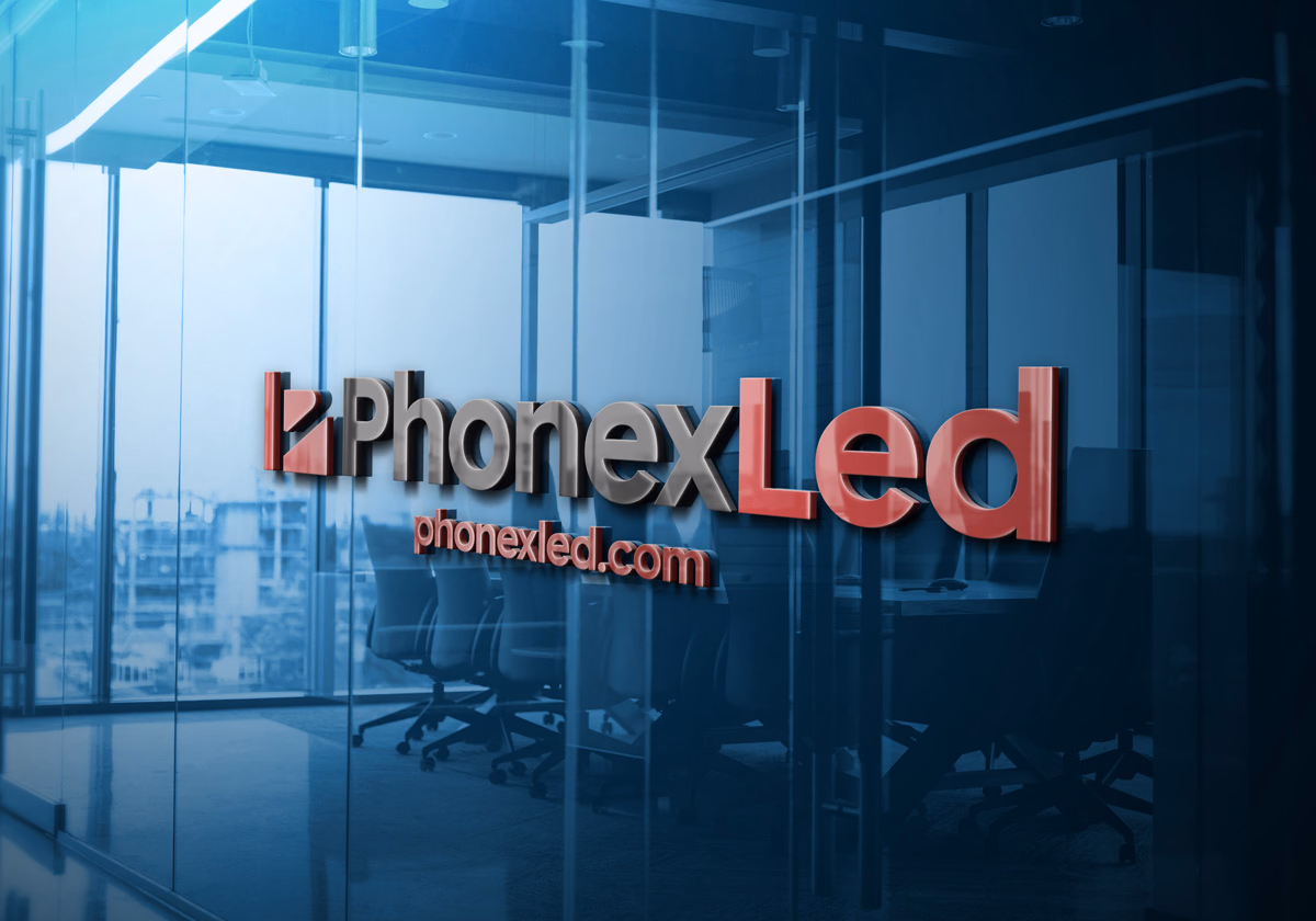 Phonex LED 3D Logo